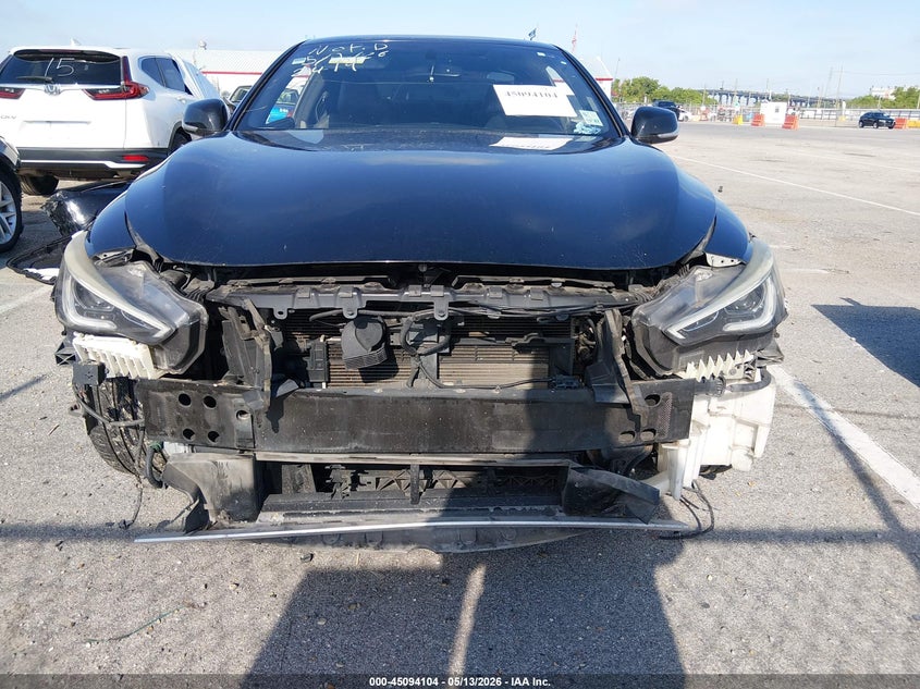 2018 Infiniti Q60 VIN JN1EV7EK3JM342419 IAAI salvage auction — FRONT END, Salvage (Louisiana), sold $1,925 on 2026-07-20 (photo 6)