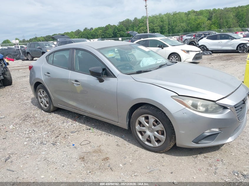 2014 Mazda 3 VIN JM1BM1T77E1185399 IAAI salvage auction — FRONT END, Salvage (Georgia), sold $275 on 2026-07-22 (photo 1)
