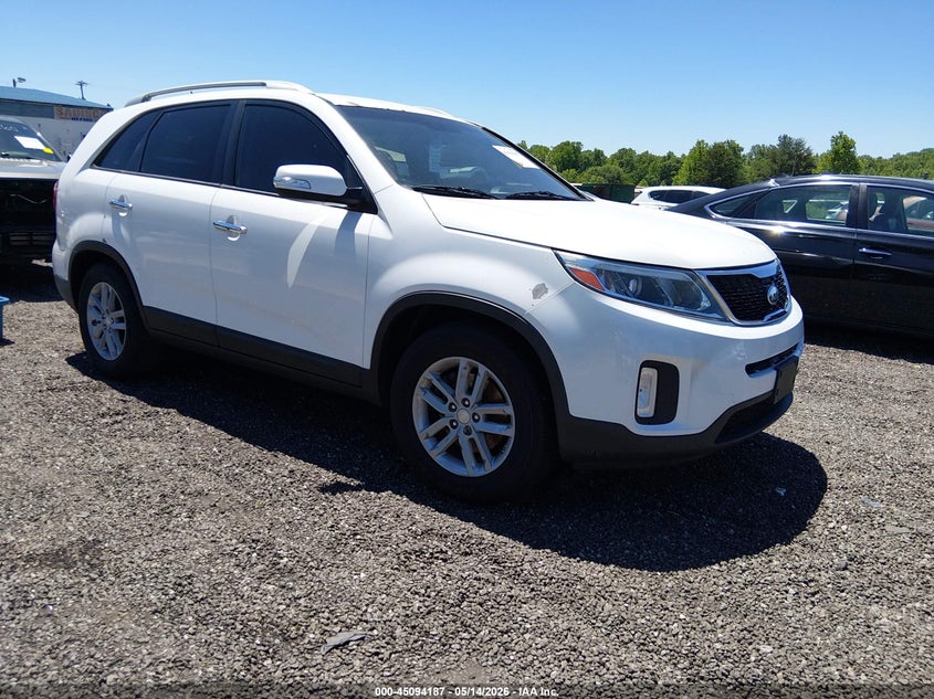 2014 Kia Sorento VIN 5XYKT4A69EG466411 IAAI salvage auction — ALL OVER, Clear (South Carolina), sold $725 on 2026-07-28 (photo 1)