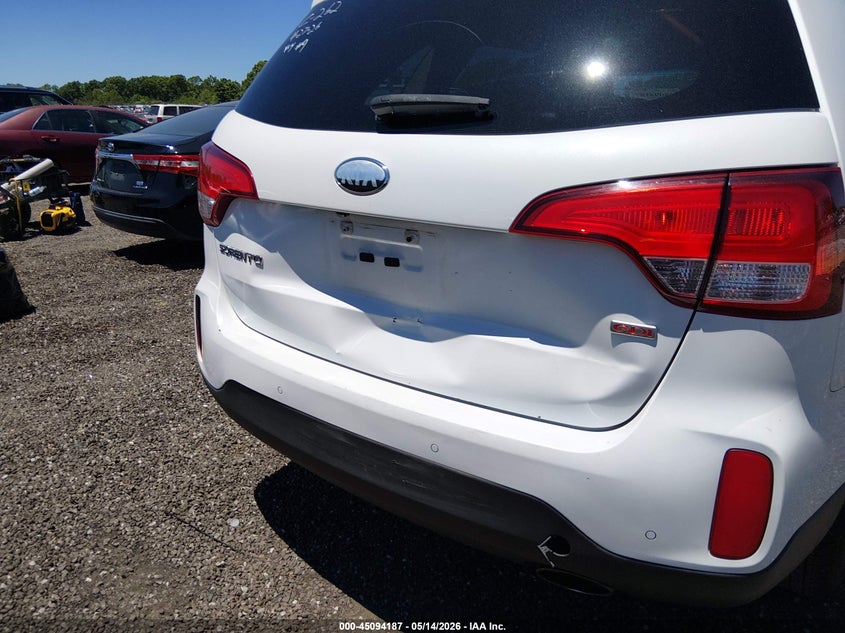 2014 Kia Sorento VIN 5XYKT4A69EG466411 IAAI salvage auction — ALL OVER, Clear (South Carolina), sold $725 on 2026-07-28 (photo 6)