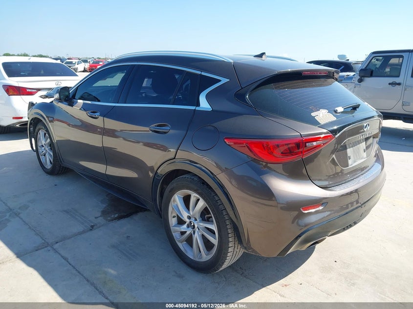 2018 Infiniti Qx30 VIN SJKCH5CP3JA043333 IAAI salvage auction — FRONT END, Salvage (Texas), sold $1,800 on 2026-07-20 (photo 3)