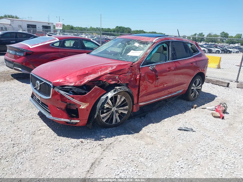2022 Volvo Xc60 VIN YV4L12RL9N1964792 IAAI salvage auction — ROLLOVER, Salvage (Missouri), sold $3,450 on 2026-07-27 (photo 2)