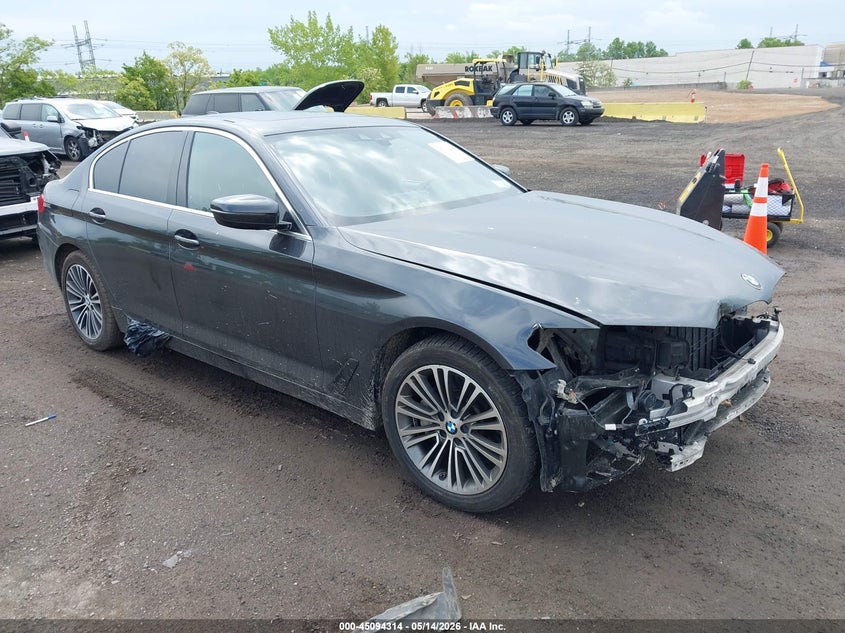 2019 BMW 5er VIN WBAJA7C50KWW30891 IAAI salvage auction — FRONT END, Mv-907A (New York), sold $7,875 on 2026-07-14 (photo 1)