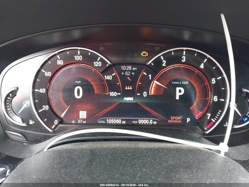 2019 BMW 5er VIN WBAJA7C50KWW30891 IAAI salvage auction — FRONT END, Mv-907A (New York), sold $7,875 on 2026-07-14 (photo 7)