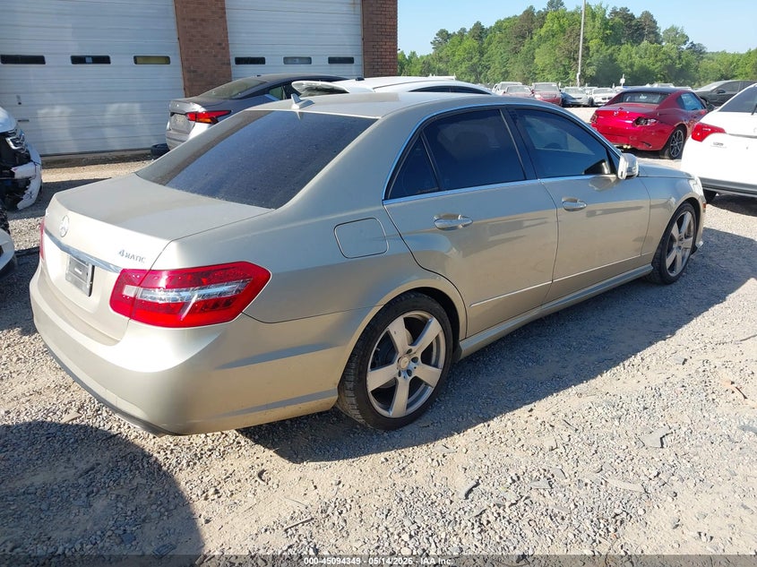 2011 Mercedes-benz E-klasse VIN WDDHF8HB7BA353926 IAAI salvage auction — FRONT END, Salvage (Idaho), sold $25 on 2026-07-27 (photo 4)