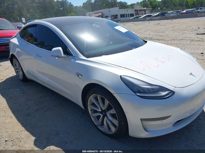 2020 Tesla Model 3 VIN 5YJ3E1EA9LF591277 IAAI salvage auction — REAR END, Salvage (Georgia), sold $6,050 on 2026-07-09 (photo 1)