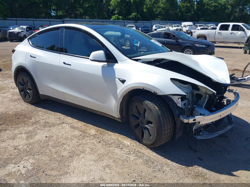2024 Tesla Model y VIN 7SAYGDED4RA334418 IAAI salvage auction — FRONT END, Original (Texas), sold $9,000 on 2026-07-09 (photo 1)