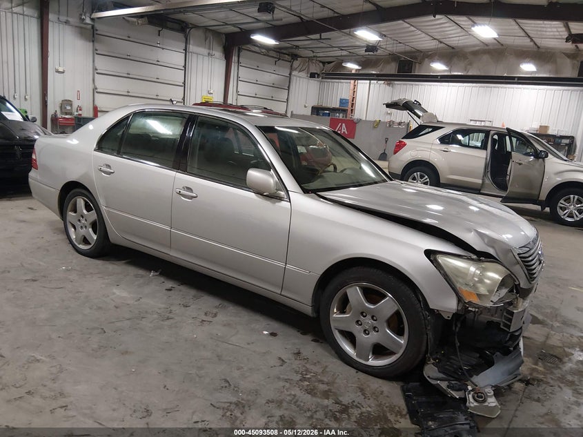 2005 Lexus Ls VIN JTHBN36F155009211 IAAI salvage auction — FRONT END, Salvage (Iowa), sold $525 on 2026-07-07 (photo 1)