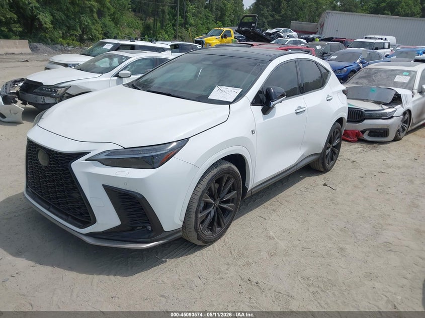 2024 Lexus Nx VIN 2T2KGCEZ4RC042330 IAAI salvage auction — SIDE, Salvage (Georgia), sold $9,900 on 2026-07-28 (photo 2)