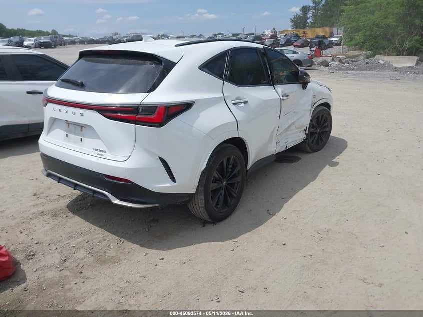 2024 Lexus Nx VIN 2T2KGCEZ4RC042330 IAAI salvage auction — SIDE, Salvage (Georgia), sold $9,900 on 2026-07-28 (photo 4)