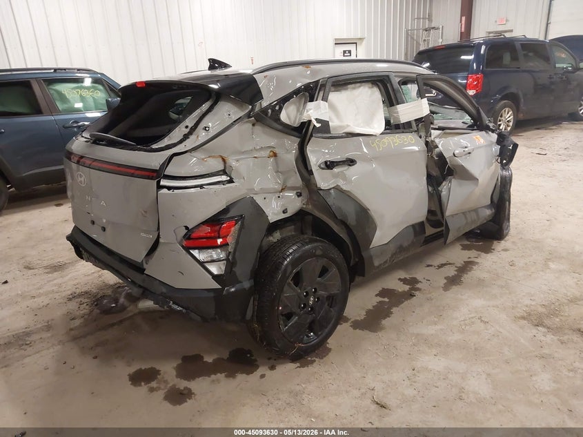2026 Hyundai Kona VIN KM8HFCAB9TU380516 IAAI salvage auction — ROLLOVER, Mv-907A (New York), sold $550 on 2026-07-14 (photo 4)