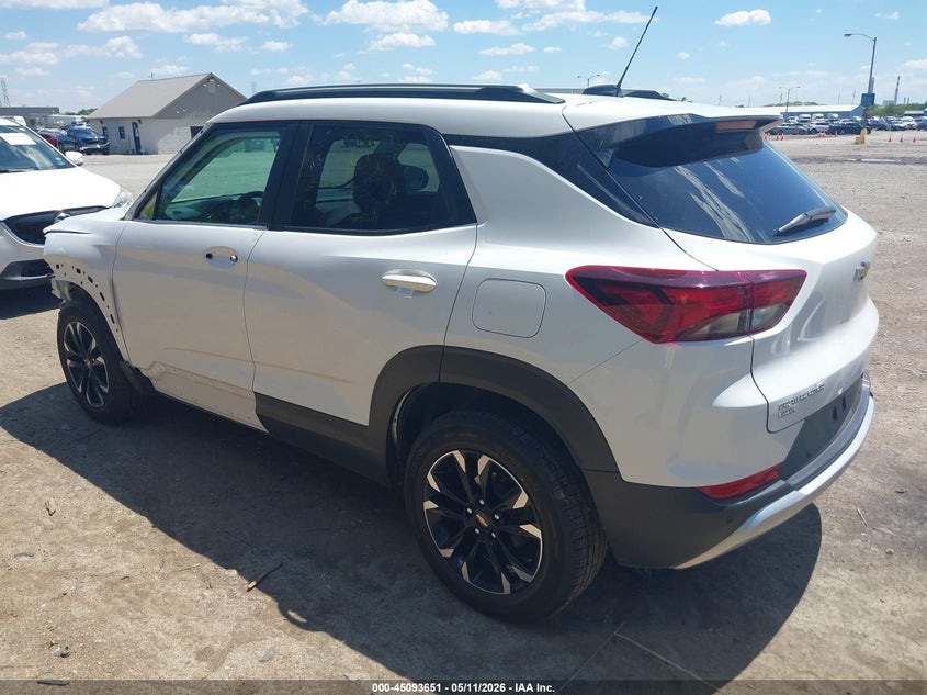 2022 Chevrolet Trailblazer VIN KL79MRSL5NB138293 IAAI salvage auction — FRONT END, Salvage (Indiana), sold $7,100 on 2026-07-10 (photo 3)