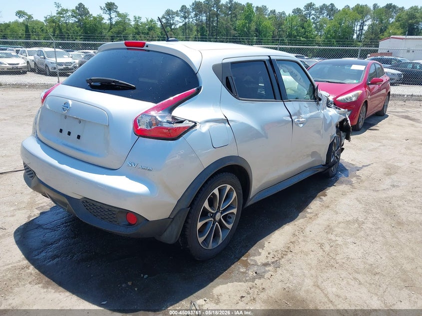 2017 Nissan Juke VIN JN8AF5MV8HT750170 IAAI salvage auction — RIGHT SIDE, Salvage (Virginia), sold $700 on 2026-07-31 (photo 4)