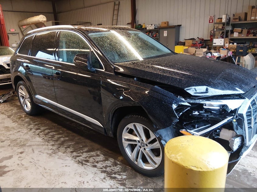 2021 Audi Q7 VIN WA1LXAF73MD010534 IAAI salvage auction — RIGHT FRONT, Salvage (Idaho), sold $12,600 on 2026-07-30 (photo 1)