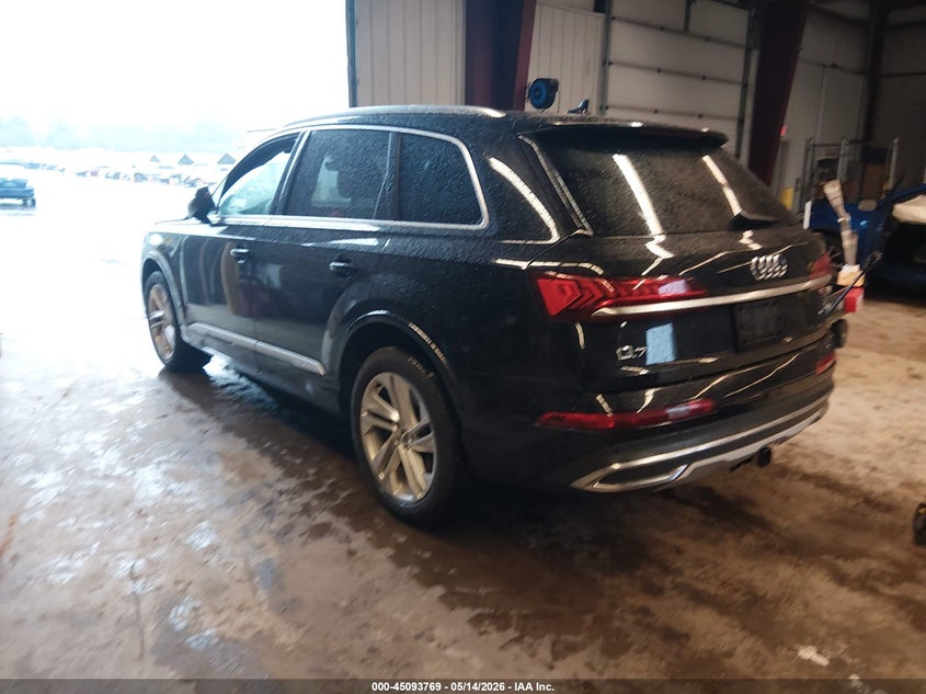 2021 Audi Q7 VIN WA1LXAF73MD010534 IAAI salvage auction — RIGHT FRONT, Salvage (Idaho), sold $12,600 on 2026-07-30 (photo 3)