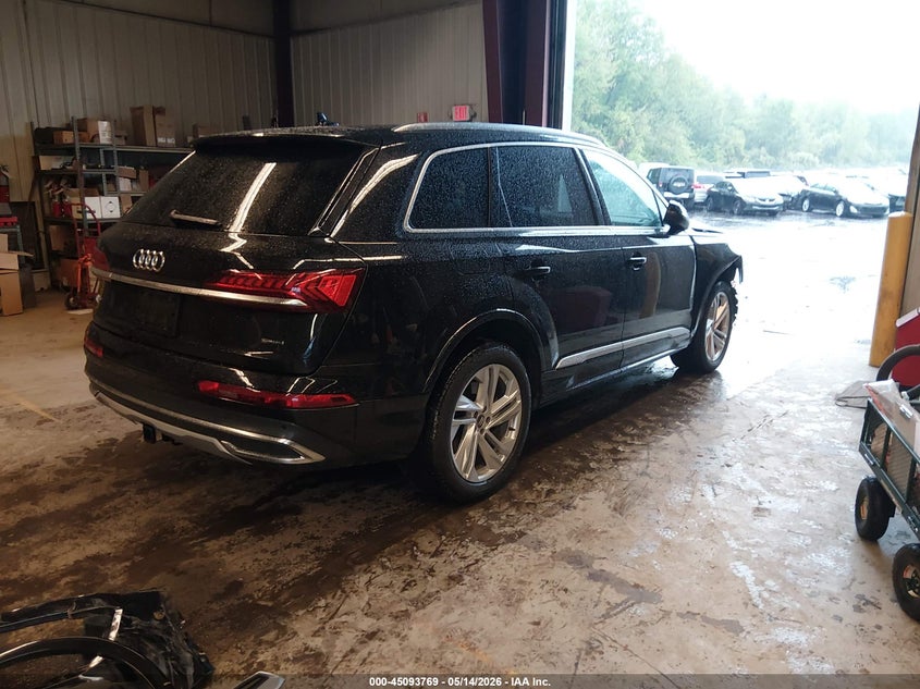 2021 Audi Q7 VIN WA1LXAF73MD010534 IAAI salvage auction — RIGHT FRONT, Salvage (Idaho), sold $12,600 on 2026-07-30 (photo 4)