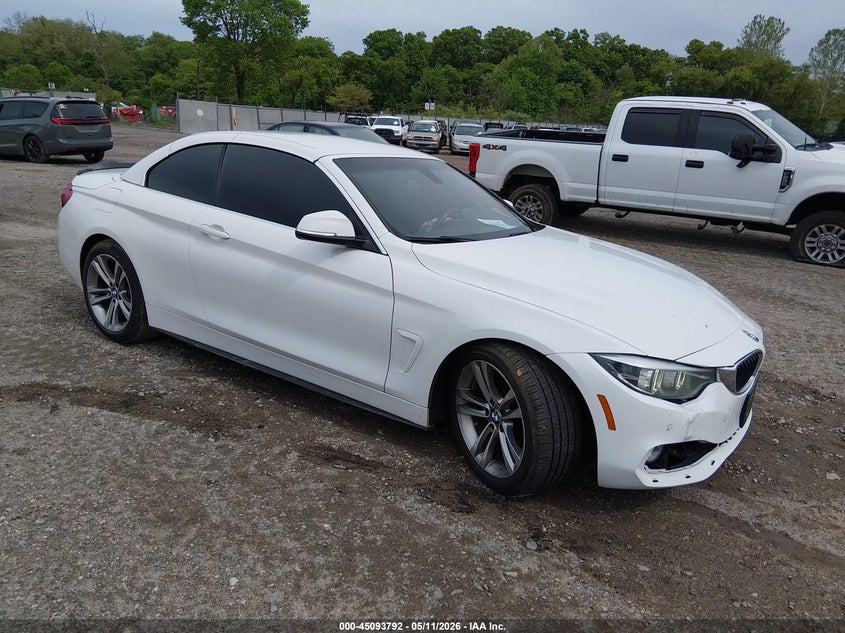 2018 BMW 4er VIN WBA4Z1C54JEC60605 IAAI salvage auction — FRONT & REAR, Salvage (New Jersey), sold $5,700 on 2026-07-21 (photo 1)