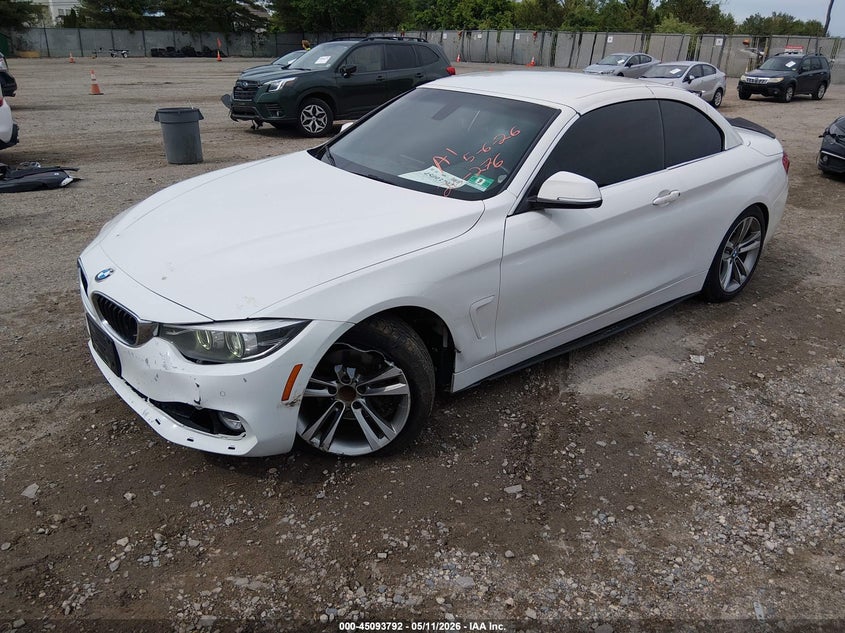 2018 BMW 4er VIN WBA4Z1C54JEC60605 IAAI salvage auction — FRONT & REAR, Salvage (New Jersey), sold $5,700 on 2026-07-21 (photo 2)