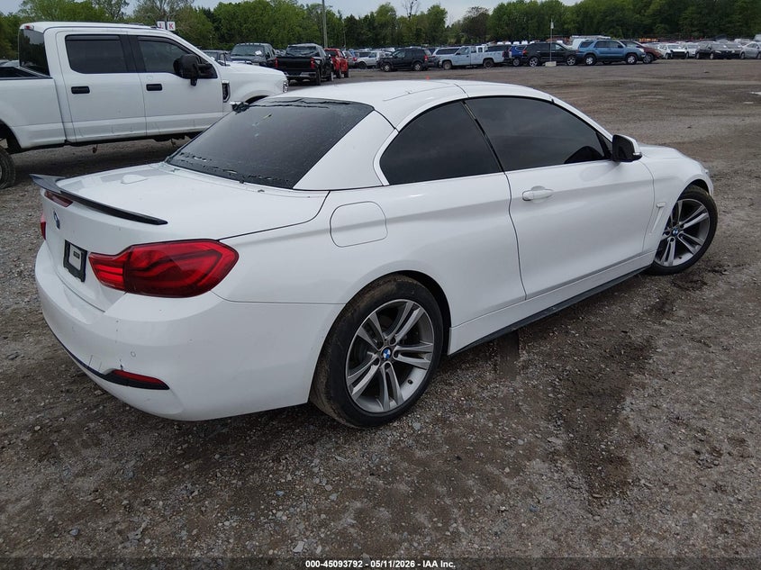 2018 BMW 4er VIN WBA4Z1C54JEC60605 IAAI salvage auction — FRONT & REAR, Salvage (New Jersey), sold $5,700 on 2026-07-21 (photo 4)