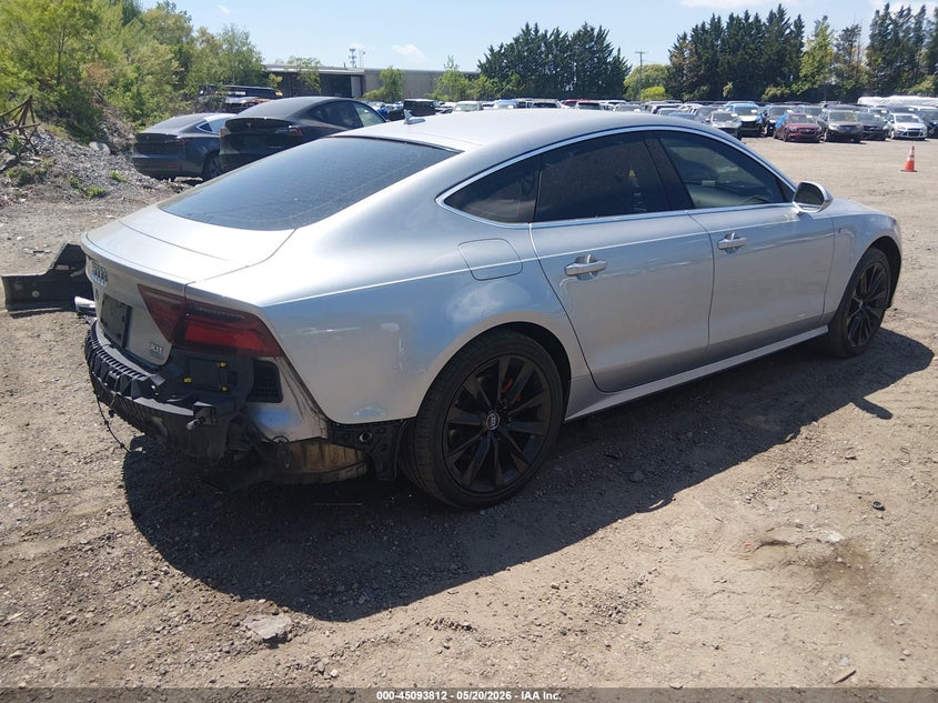 2016 Audi A7 VIN WAUWGAFC6GN008319 IAAI salvage auction — REAR END, Clear (Massachusetts), sold $3,550 on 2026-07-07 (photo 4)