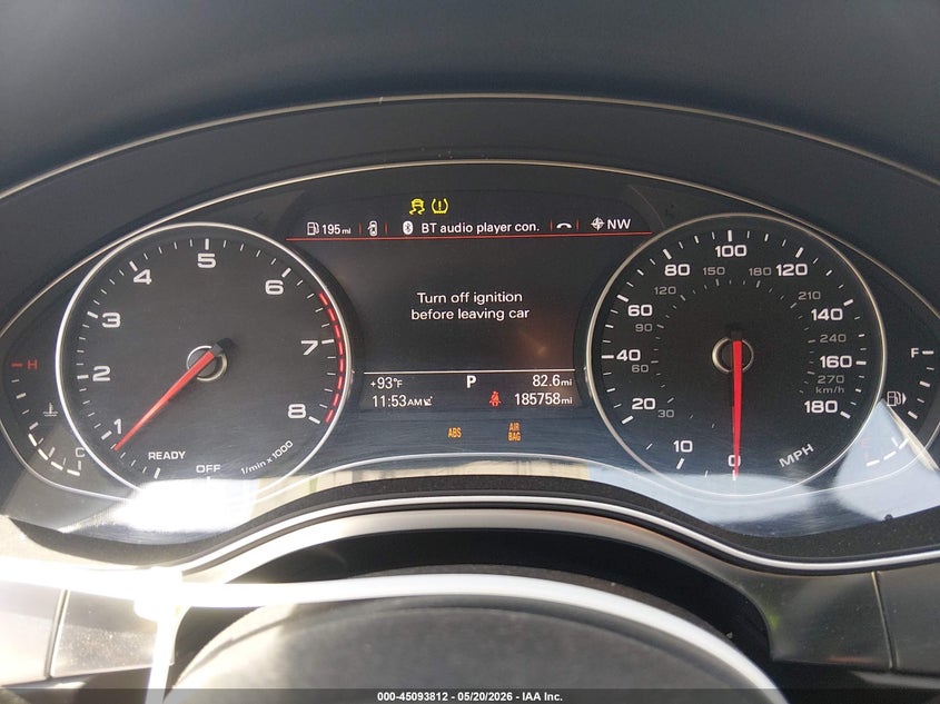 2016 Audi A7 VIN WAUWGAFC6GN008319 IAAI salvage auction — REAR END, Clear (Massachusetts), sold $3,550 on 2026-07-07 (photo 7)