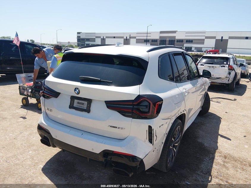 2023 BMW X3 VIN 5UX53DP08P9P05630 IAAI salvage auction — FRONT END, Salvage (Texas), sold $4,550 on 2026-07-28 (photo 4)