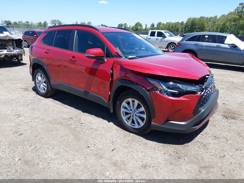 2023 Toyota Corolla cross VIN 7MUCAAAG6PV068523 IAAI salvage auction — FRONT & REAR, Salvage (South Carolina), sold $4,750 on 2026-07-29 (photo 1)