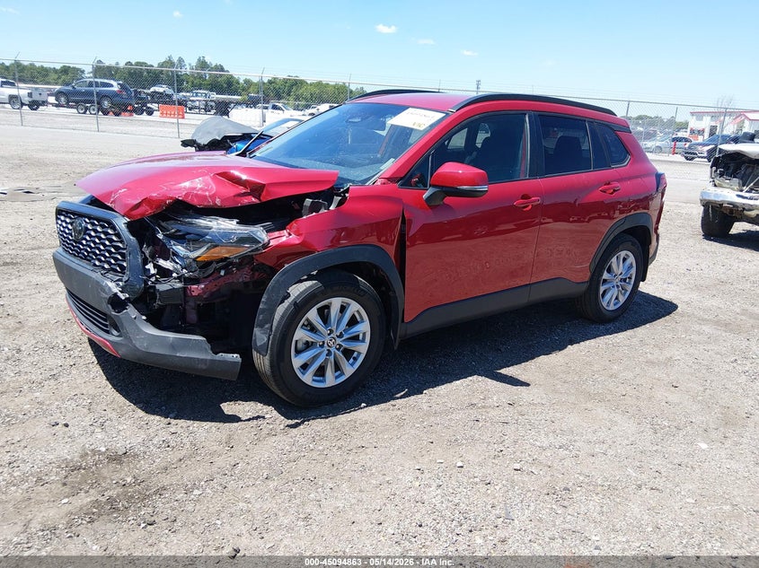 2023 Toyota Corolla cross VIN 7MUCAAAG6PV068523 IAAI salvage auction — FRONT & REAR, Salvage (South Carolina), sold $4,750 on 2026-07-29 (photo 2)