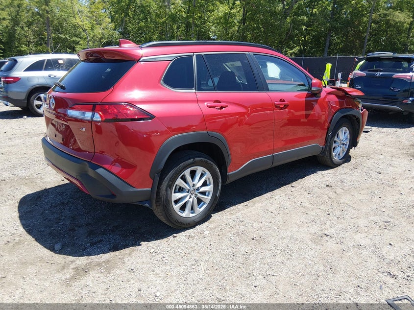 2023 Toyota Corolla cross VIN 7MUCAAAG6PV068523 IAAI salvage auction — FRONT & REAR, Salvage (South Carolina), sold $4,750 on 2026-07-29 (photo 4)