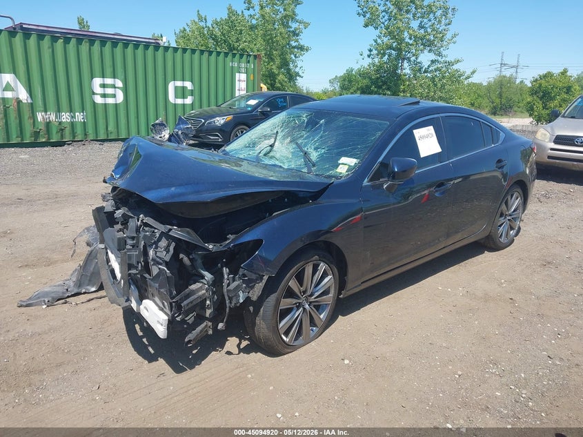 2018 Mazda 6 VIN JM1GL1WY5J1309872 IAAI salvage auction — FRONT END, Mv-907A (New York), sold $675 on 2026-07-14 (photo 2)