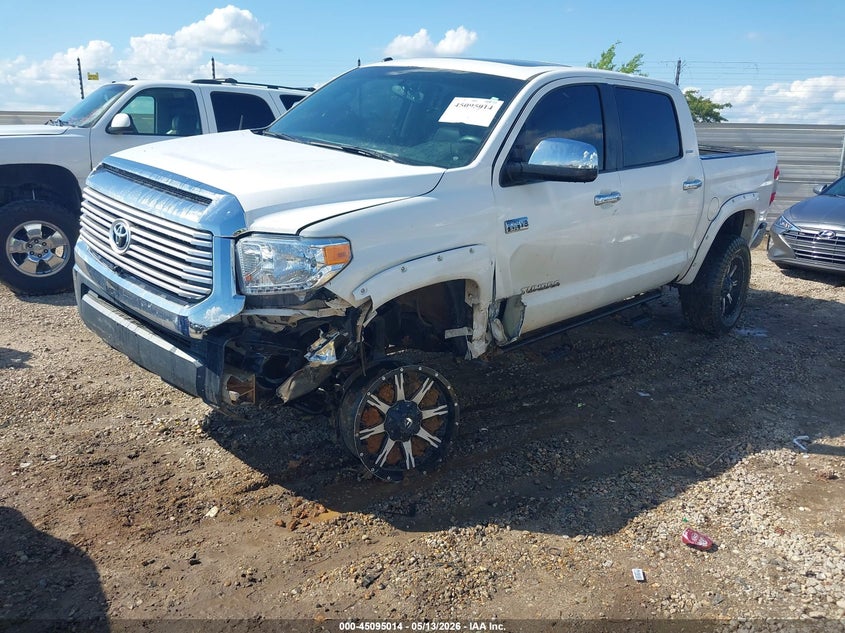 2014 Toyota Tundra VIN 5TFHW5F10EX387159 IAAI salvage auction — LEFT FRONT, Salvage (Alabama), sold $8,200 on 2026-07-28 (photo 2)