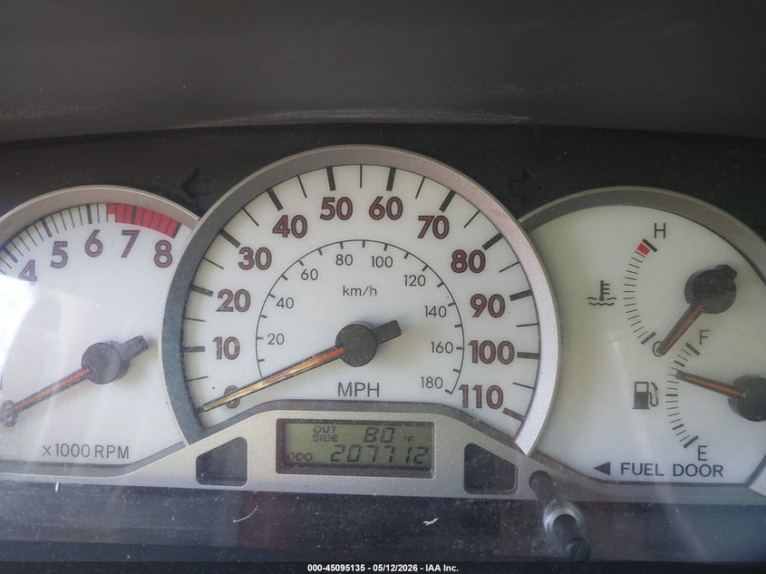 2007 Toyota Corolla VIN 2T1BR32EX7C798287 IAAI salvage auction — FRONT END, Clear (Tennessee), sold $725 on 2026-07-25 (photo 7)