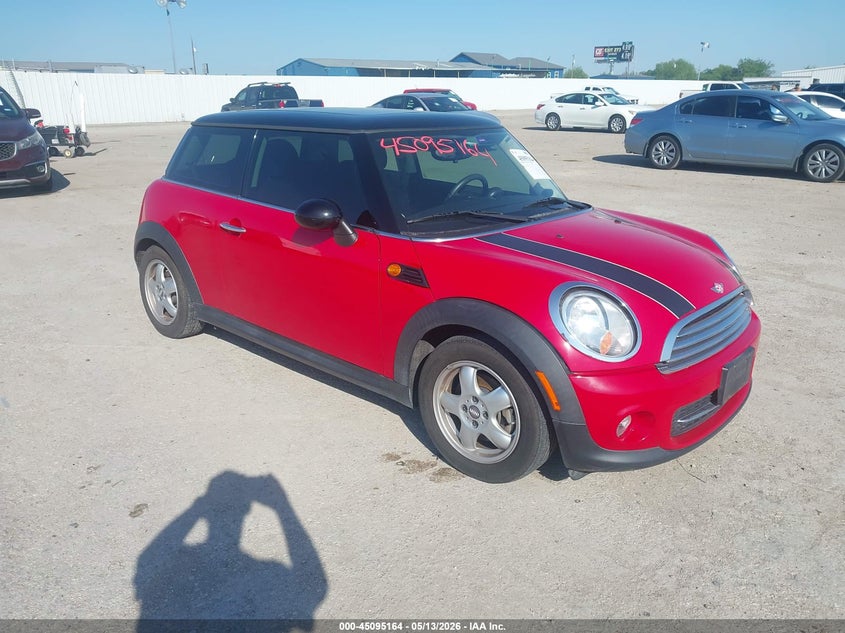 2011 Mini Cooper VIN WMWSU3C56BT251044 IAAI salvage auction — REAR END, Original (Texas), sold $1,650 on 2026-07-08 (photo 1)