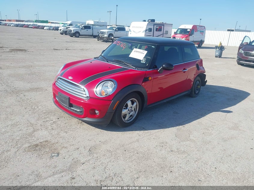 2011 Mini Cooper VIN WMWSU3C56BT251044 IAAI salvage auction — REAR END, Original (Texas), sold $1,650 on 2026-07-08 (photo 2)