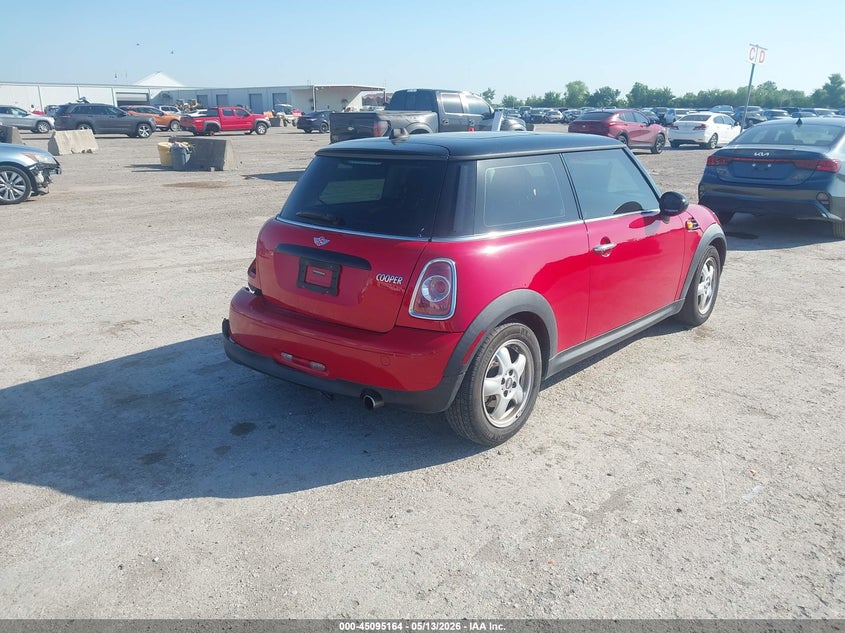 2011 Mini Cooper VIN WMWSU3C56BT251044 IAAI salvage auction — REAR END, Original (Texas), sold $1,650 on 2026-07-08 (photo 4)
