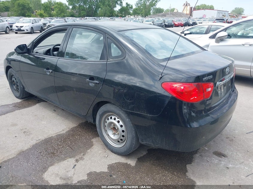 2010 Hyundai Elantra VIN KMHDU4AD2AU855416 IAAI salvage auction — RIGHT FRONT, Salvage (Kansas), sold $500 on 2026-07-08 (photo 3)