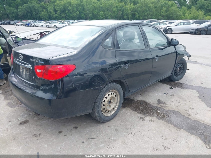 2010 Hyundai Elantra VIN KMHDU4AD2AU855416 IAAI salvage auction — RIGHT FRONT, Salvage (Kansas), sold $500 on 2026-07-08 (photo 4)