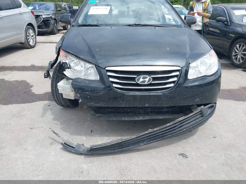 2010 Hyundai Elantra VIN KMHDU4AD2AU855416 IAAI salvage auction — RIGHT FRONT, Salvage (Kansas), sold $500 on 2026-07-08 (photo 6)