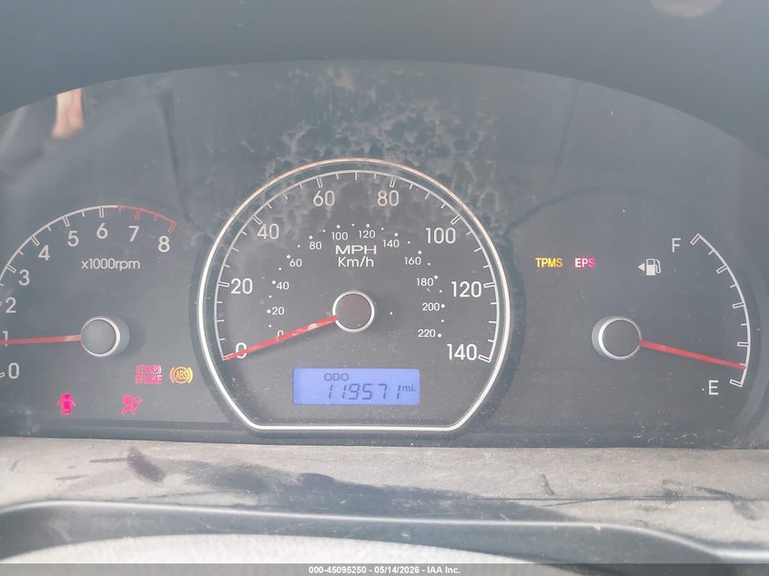2010 Hyundai Elantra VIN KMHDU4AD2AU855416 IAAI salvage auction — RIGHT FRONT, Salvage (Kansas), sold $500 on 2026-07-08 (photo 7)