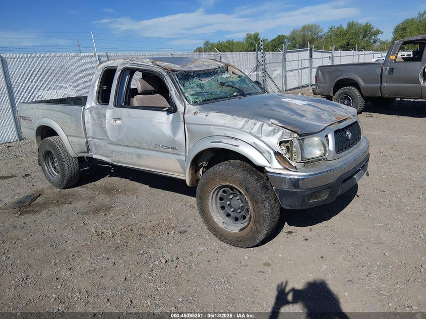 2004 Toyota Tacoma VIN 5TEWN72N94Z383682 IAAI salvage auction — ROLLOVER, Clear (Montana), sold $2,250 on 2026-07-12 (photo 1)