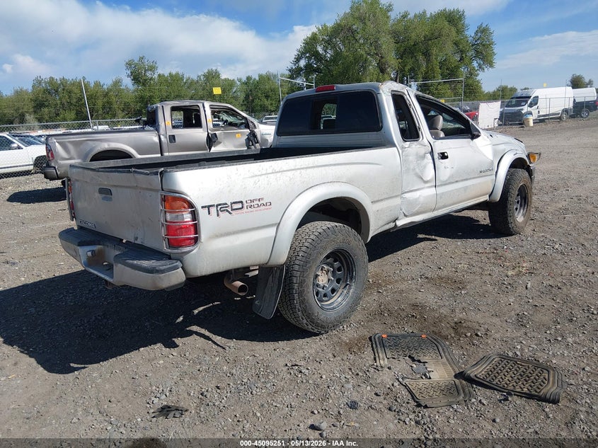 2004 Toyota Tacoma VIN 5TEWN72N94Z383682 IAAI salvage auction — ROLLOVER, Clear (Montana), sold $2,250 on 2026-07-12 (photo 4)