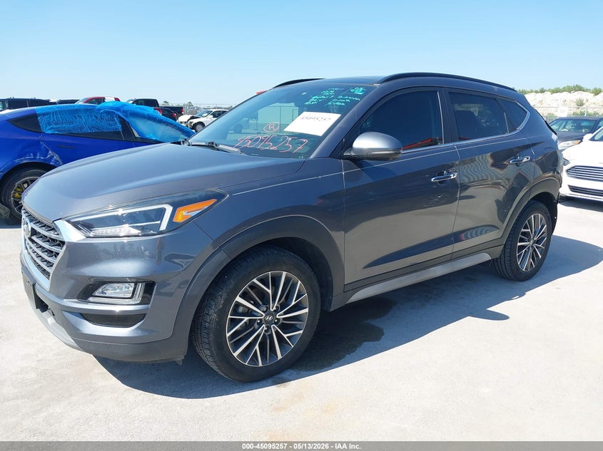 2021 Hyundai Tucson VIN KM8J33ALXMU339896 IAAI salvage auction — REAR END, Salvage Title, sold $7,450 on 2026-07-30 (photo 2)