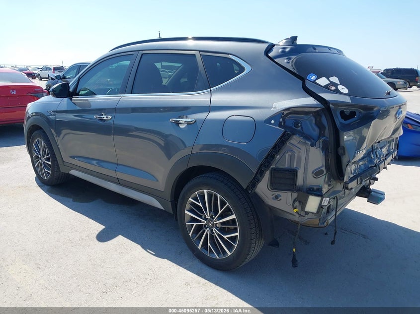 2021 Hyundai Tucson VIN KM8J33ALXMU339896 IAAI salvage auction — REAR END, Salvage Title, sold $7,450 on 2026-07-30 (photo 3)
