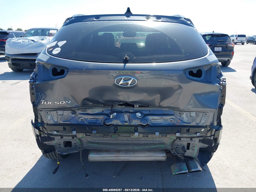 2021 Hyundai Tucson VIN KM8J33ALXMU339896 IAAI salvage auction — REAR END, Salvage Title, sold $7,450 on 2026-07-30 (photo 6)