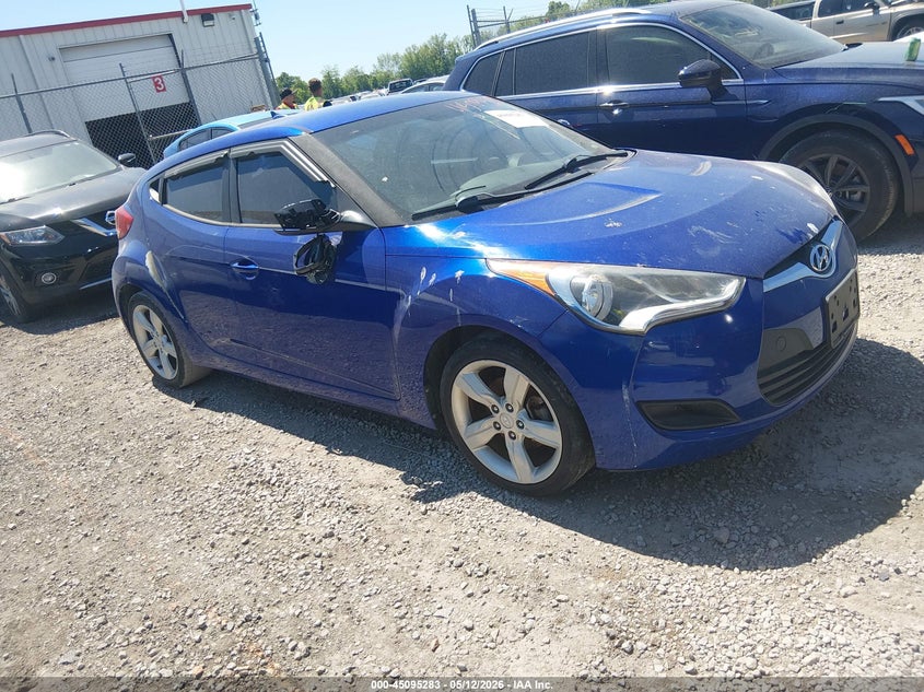2014 Hyundai Veloster VIN KMHTC6AD9EU215087 IAAI salvage auction — NORMAL WEAR, Salvage (Texas), sold $275 on 2026-07-29 (photo 1)