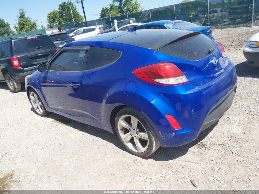 2014 Hyundai Veloster VIN KMHTC6AD9EU215087 IAAI salvage auction — NORMAL WEAR, Salvage (Texas), sold $275 on 2026-07-29 (photo 3)