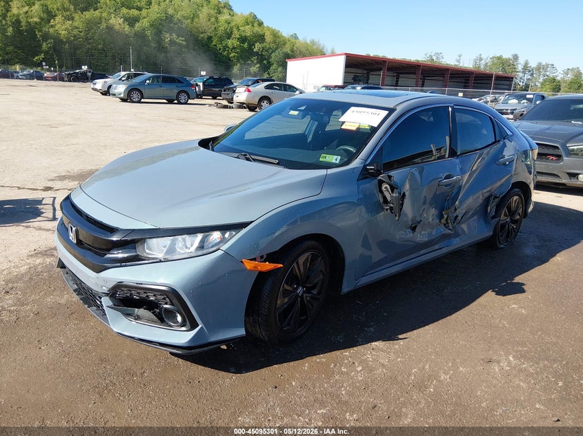 2019 Honda Civic VIN SHHFK7H6XKU413097 IAAI salvage auction — LEFT SIDE, Salvage (West Virginia), sold $6,950 on 2026-07-09 (photo 2)
