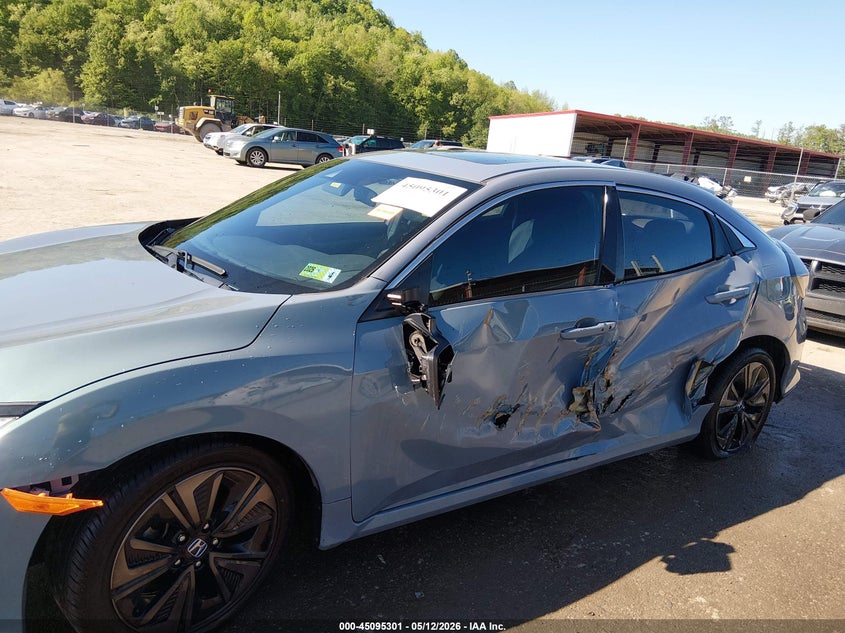 2019 Honda Civic VIN SHHFK7H6XKU413097 IAAI salvage auction — LEFT SIDE, Salvage (West Virginia), sold $6,950 on 2026-07-09 (photo 6)