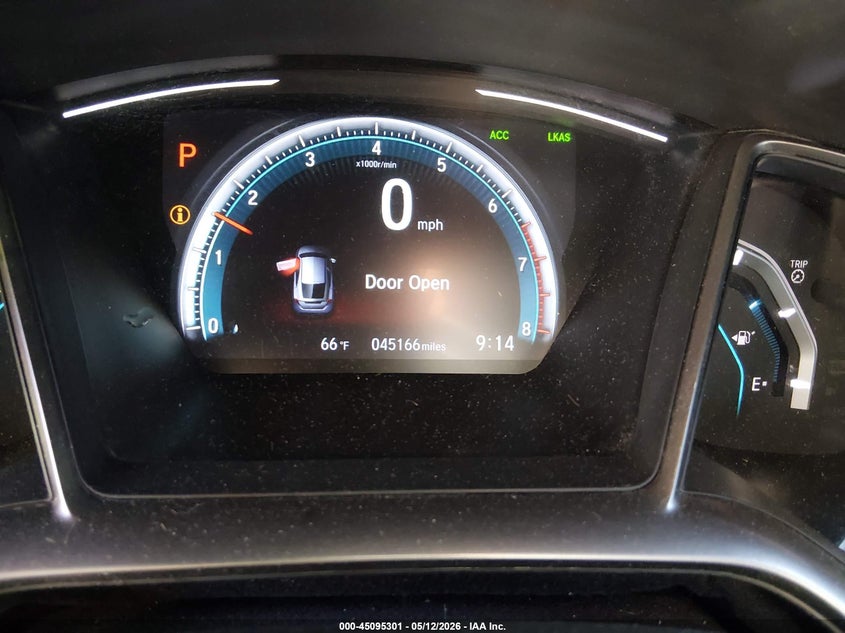 2019 Honda Civic VIN SHHFK7H6XKU413097 IAAI salvage auction — LEFT SIDE, Salvage (West Virginia), sold $6,950 on 2026-07-09 (photo 7)