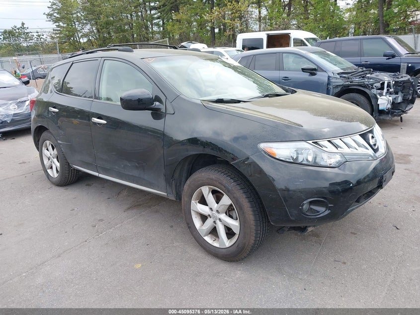 2010 Nissan Murano VIN JN8AZ1MW0AW126103 IAAI salvage auction — REAR END, Mv-907A (New York), sold $900 on 2026-07-07 (photo 1)